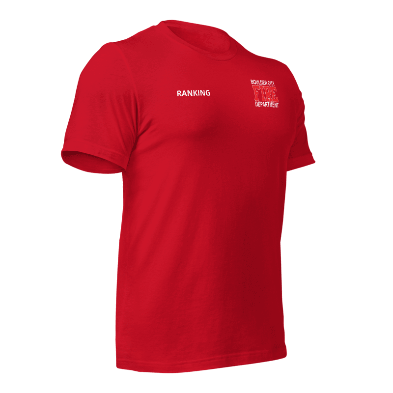BCFD Red Cotton T-Shirt