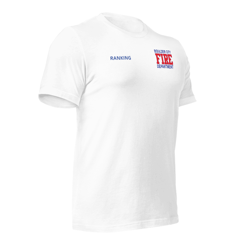 BCFD White Cotton T-Shirt