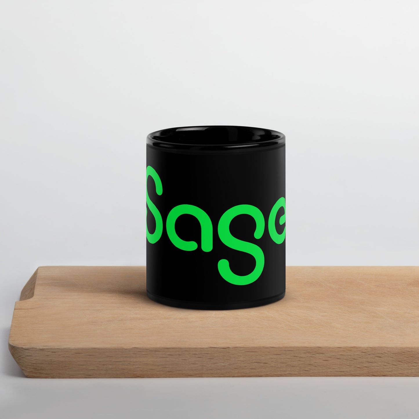 Black Glossy Mug