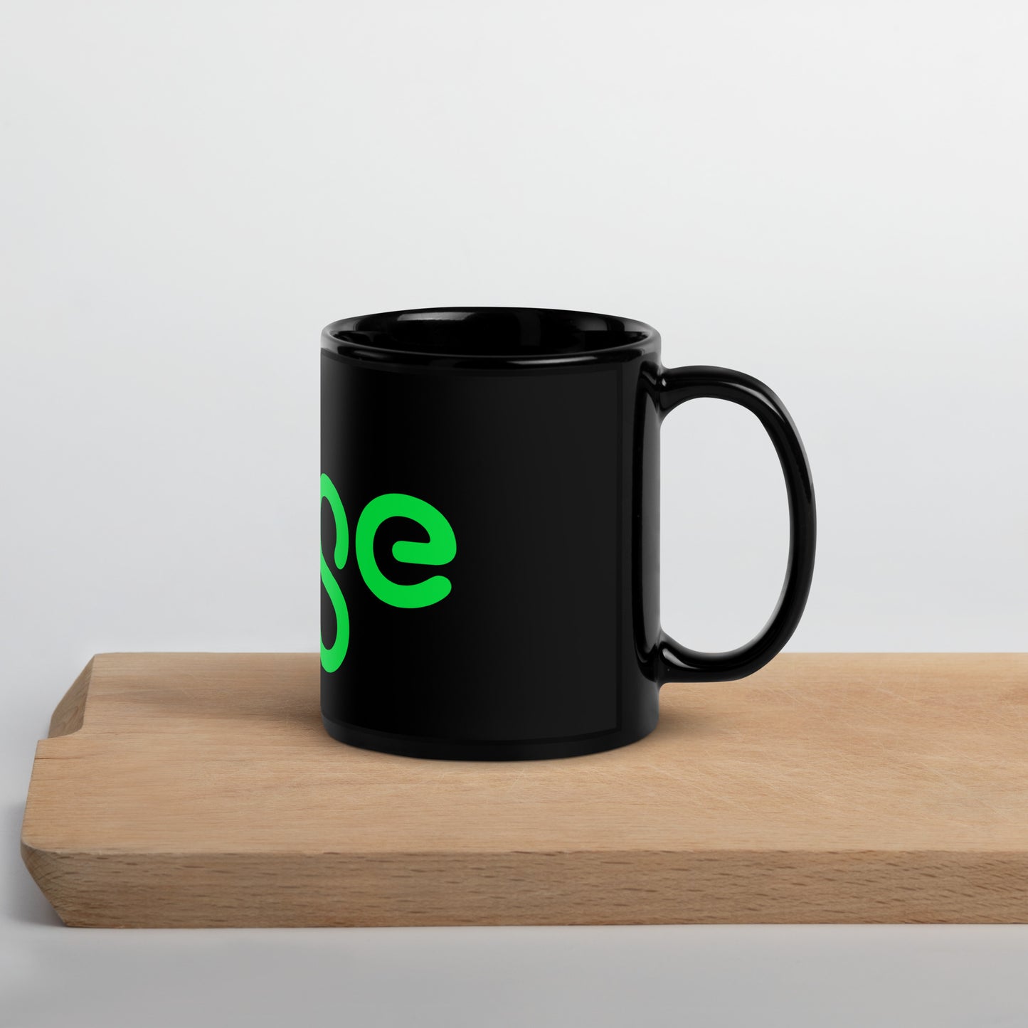 Black Glossy Mug