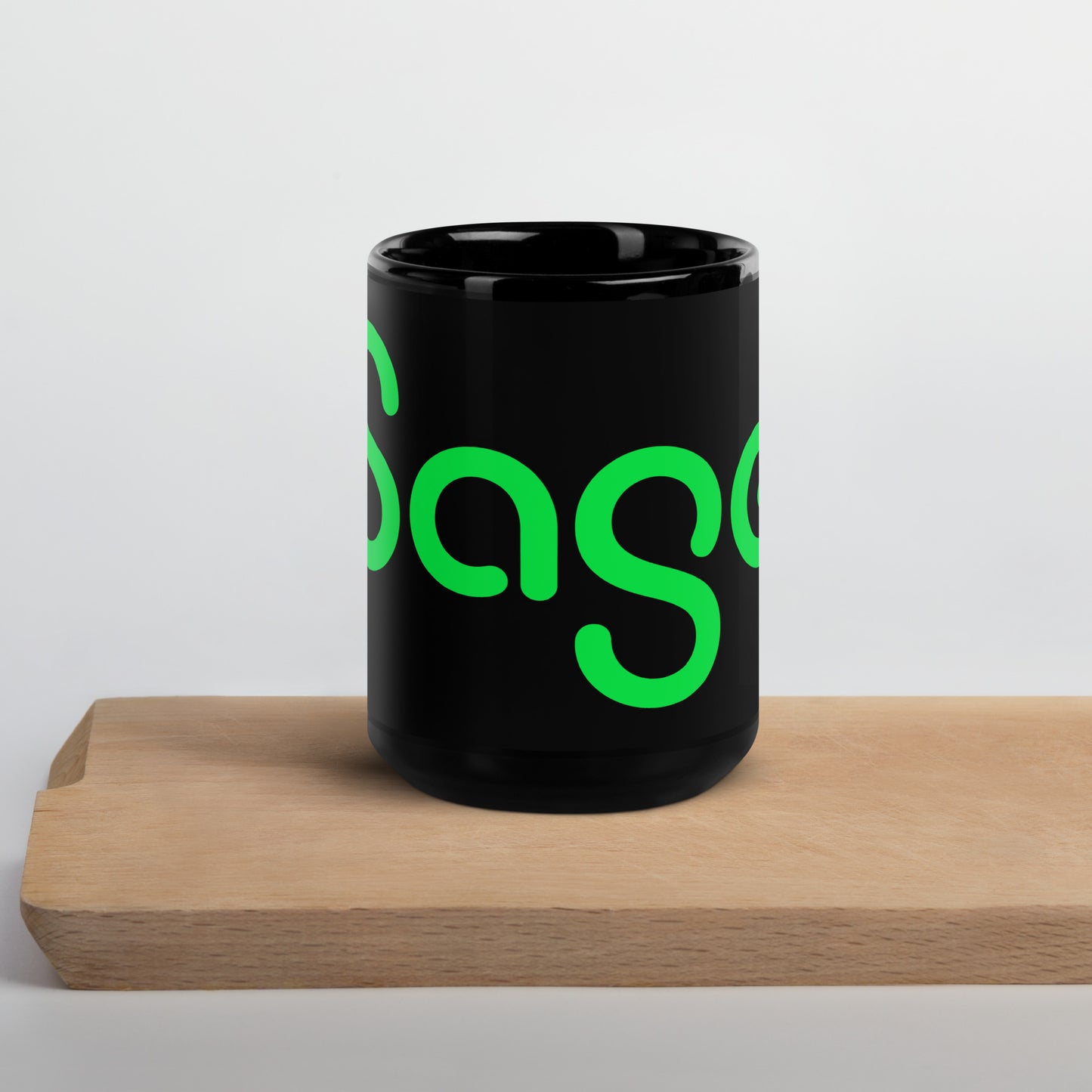 Black Glossy Mug
