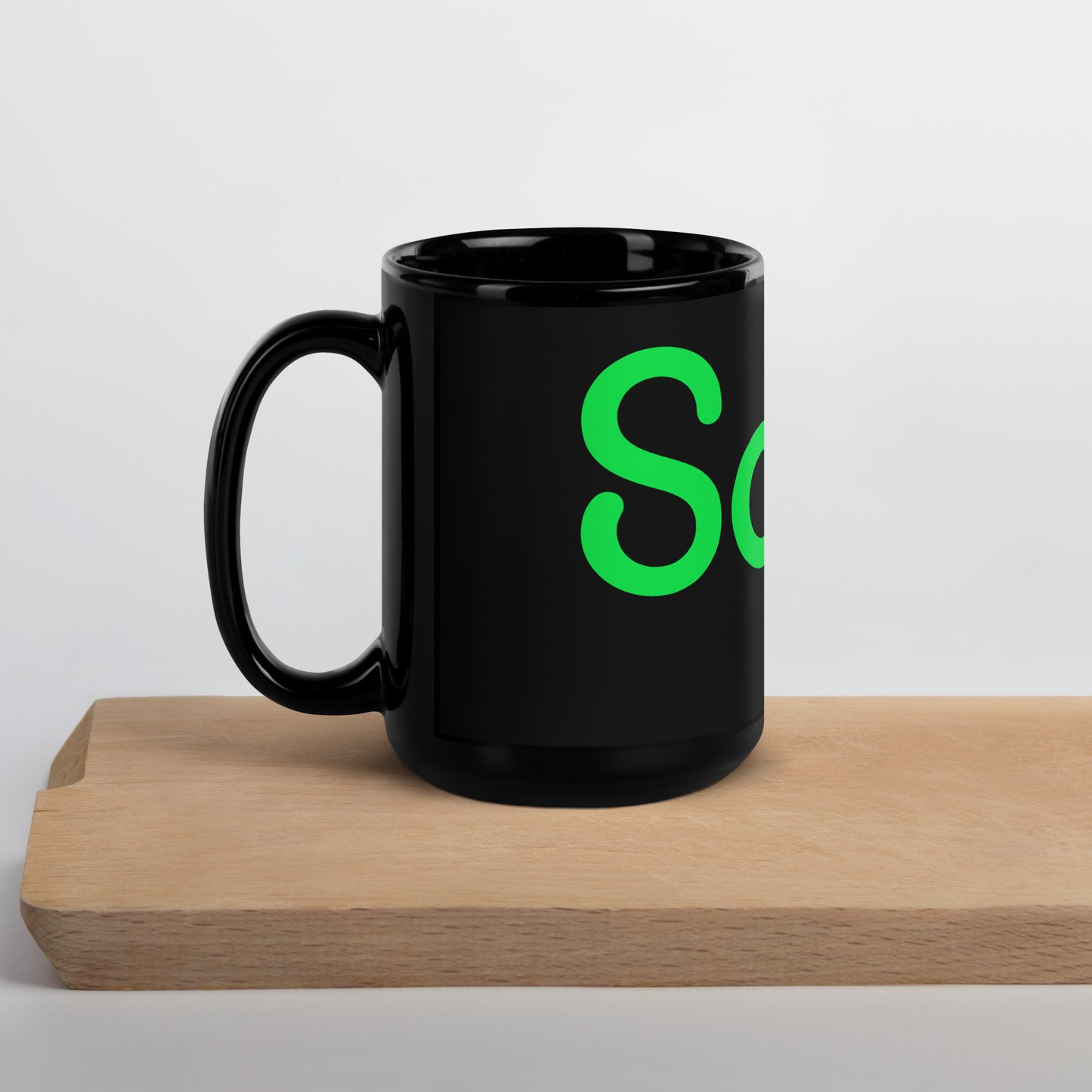 Black Glossy Mug