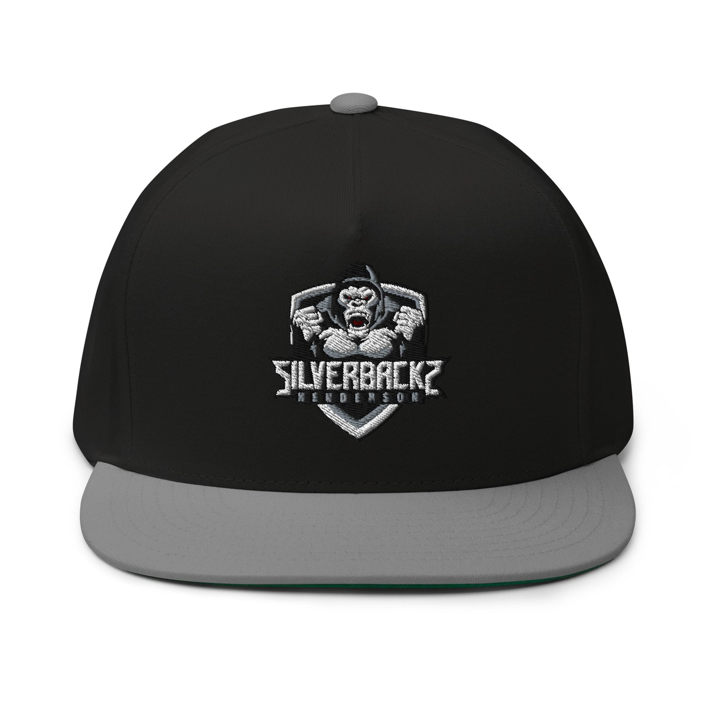 Silverbacks Logo Flat Bill Cap