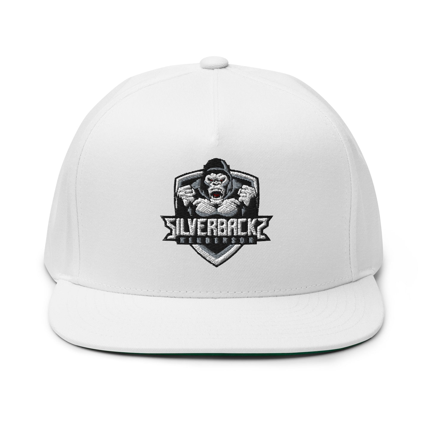 Silverbacks Logo Flat Bill Cap