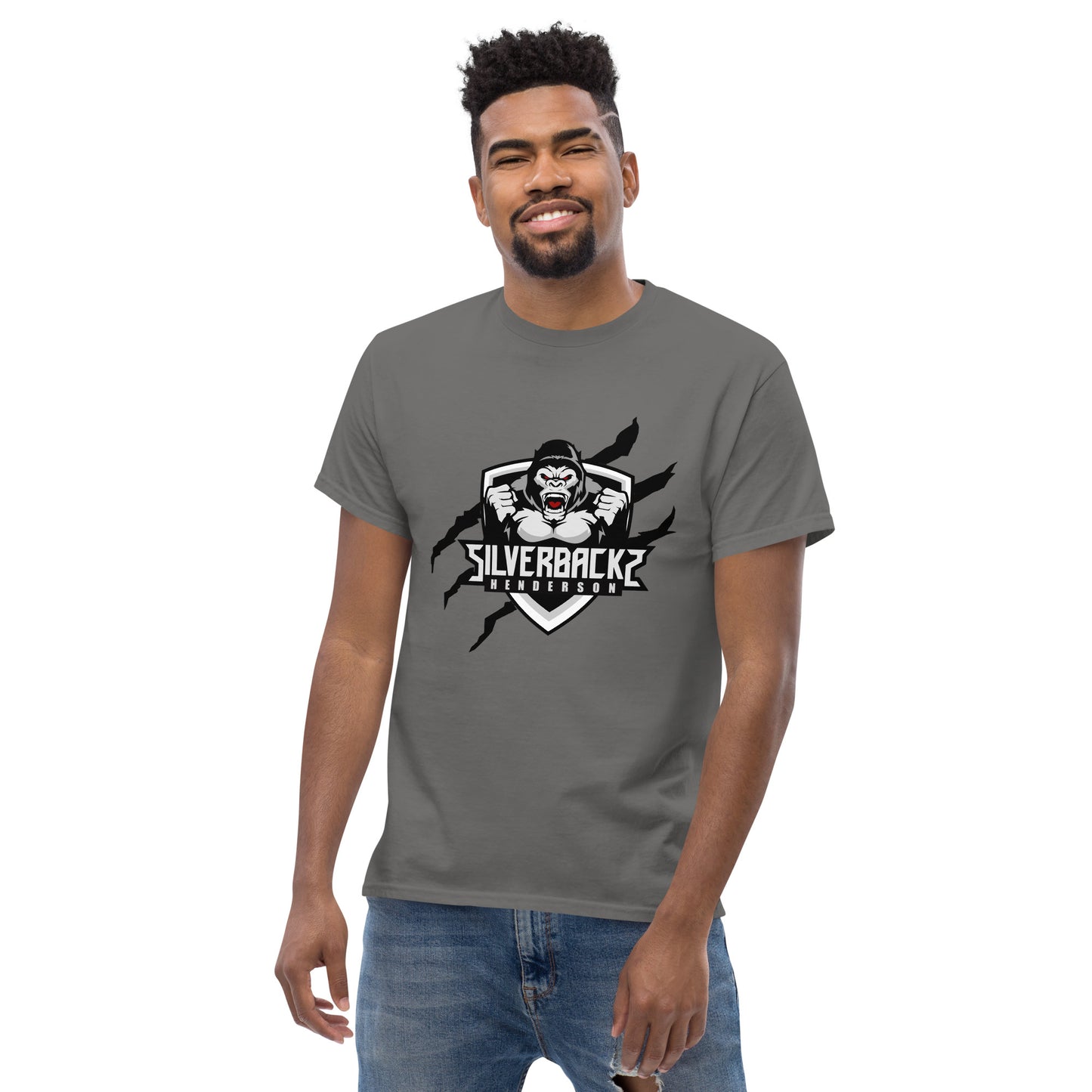 Silvebacks Classic tee Black Logo