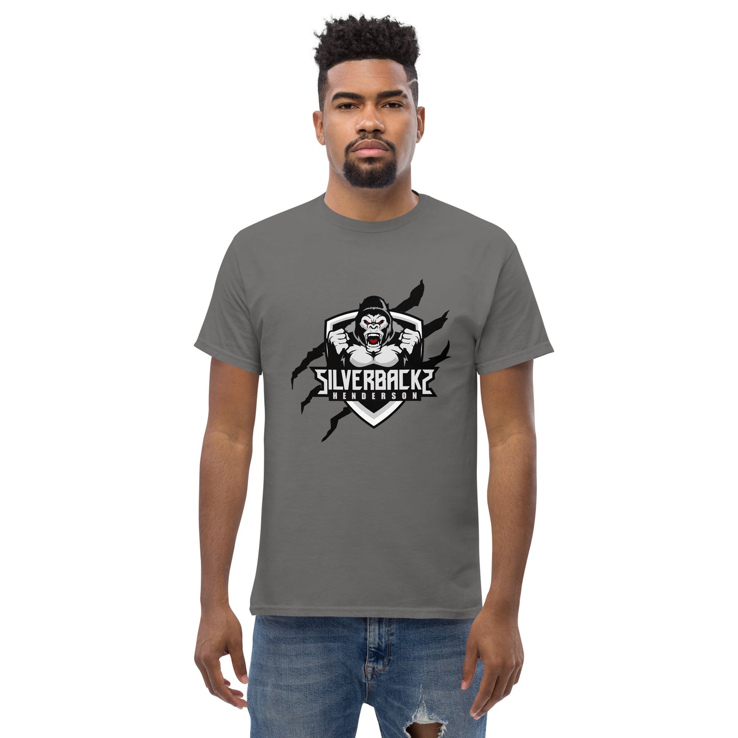 Silvebacks Classic tee Black Logo