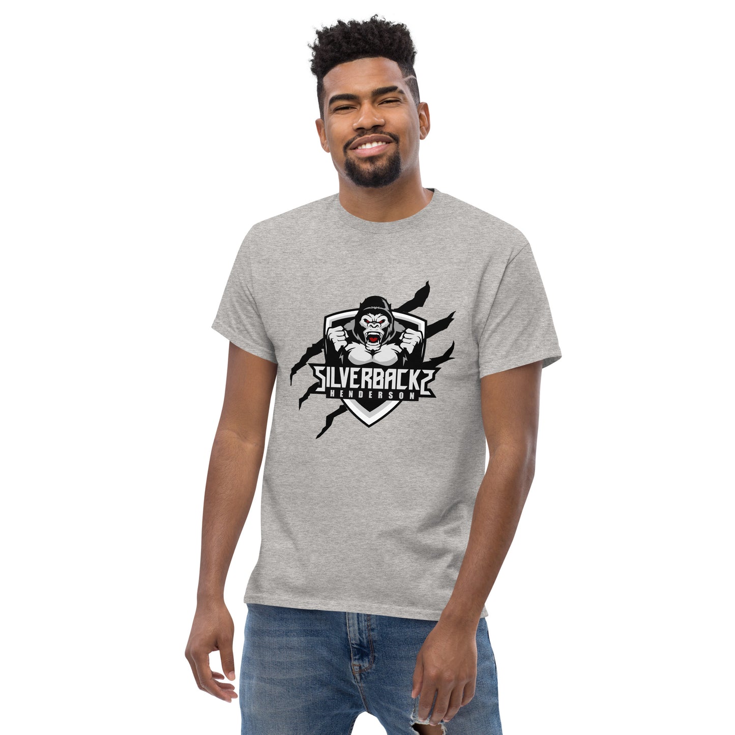 Silvebacks Classic tee Black Logo