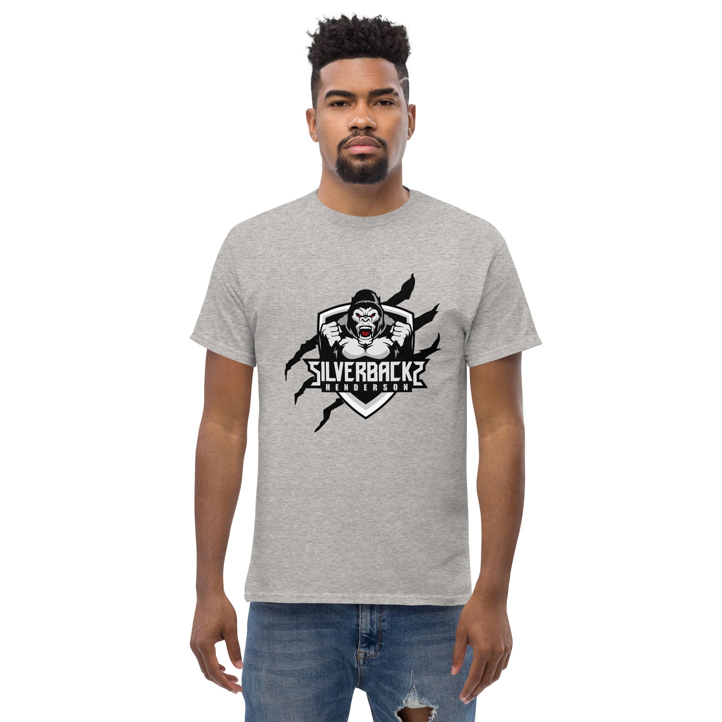 Silvebacks Classic tee Black Logo