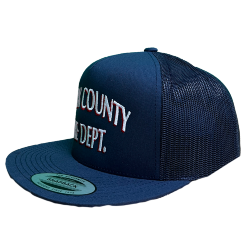 CCFD on Duty Snap Back Trucker Hat side