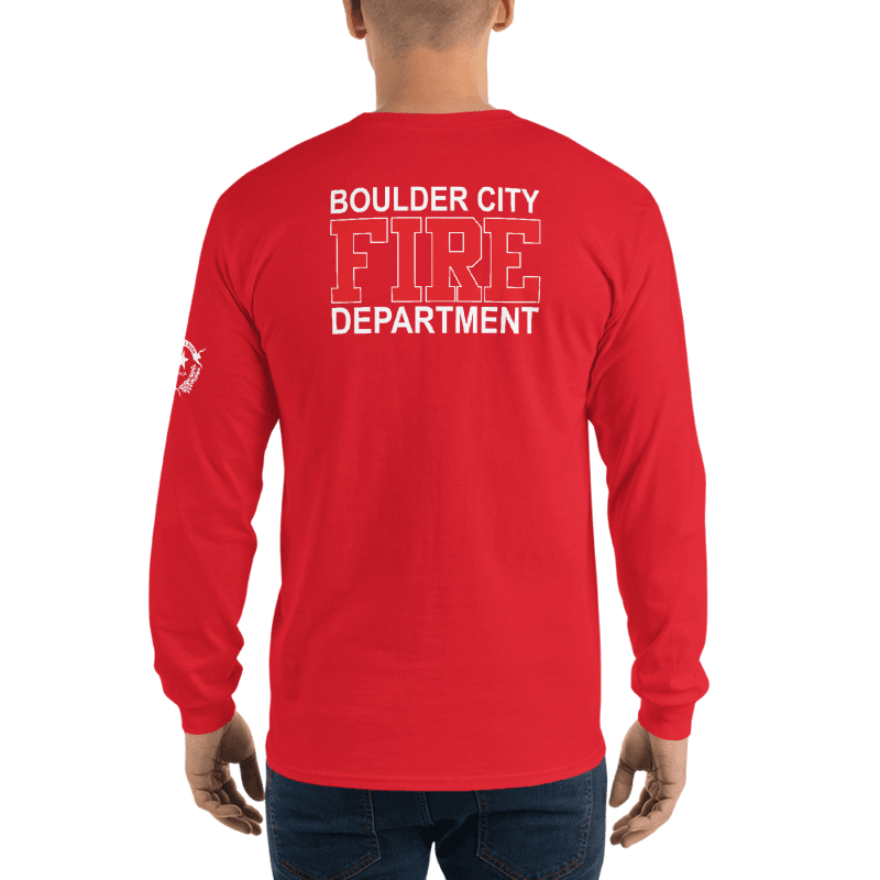 BCFD Red 50/50 Long Sleeve T-Shirt