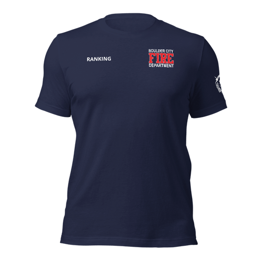 BCFD Navy Cotton T-Shirt