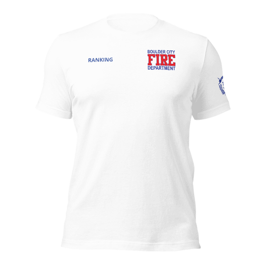 BCFD White Cotton T-Shirt