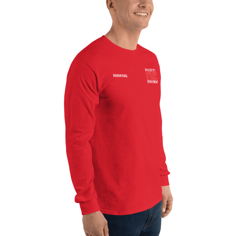 BCFD Red 50/50 Long Sleeve T-Shirt