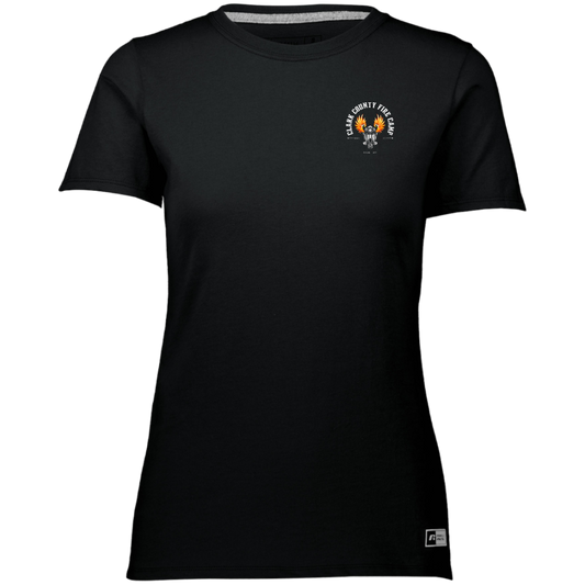 County Fire Camp Ladies’ Essential Dri-Power Tee front