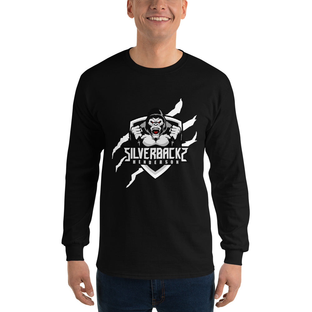 Silverbacks Long Sleeve Shirt White Logo