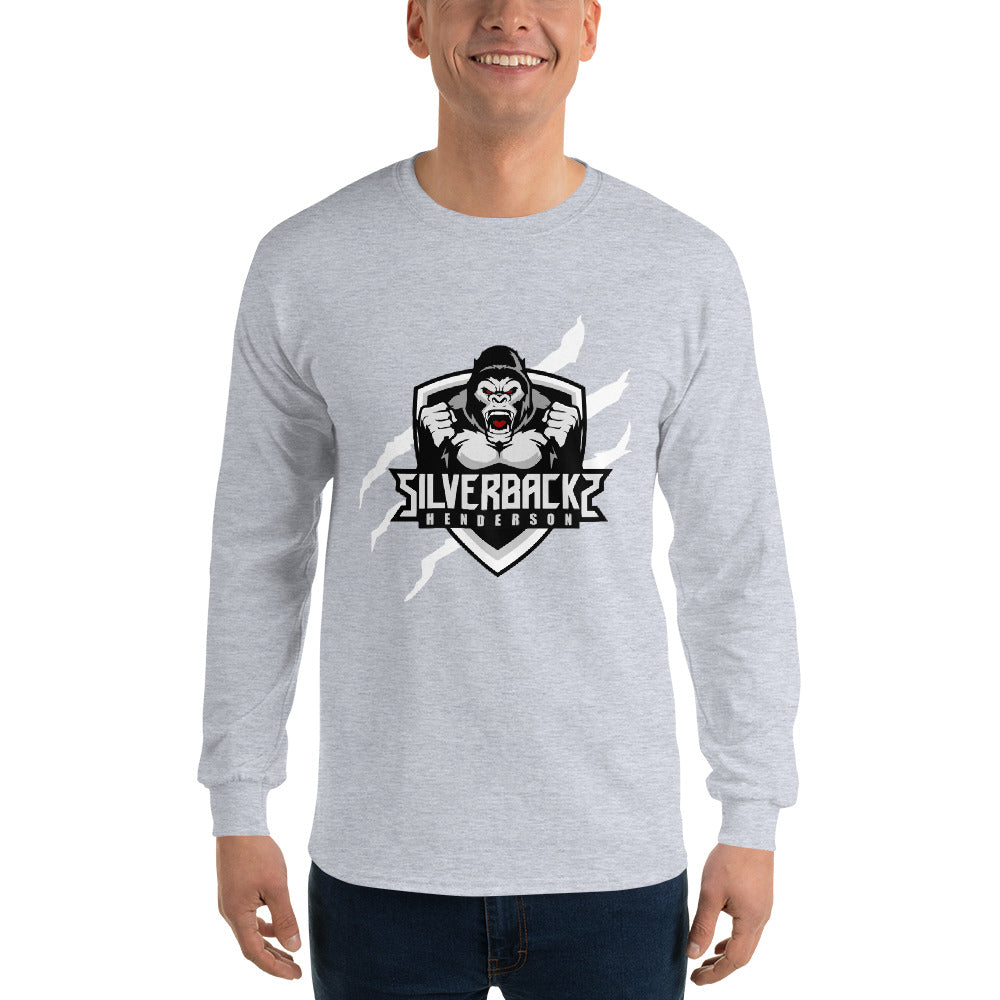 Silverbacks Long Sleeve Shirt White Logo