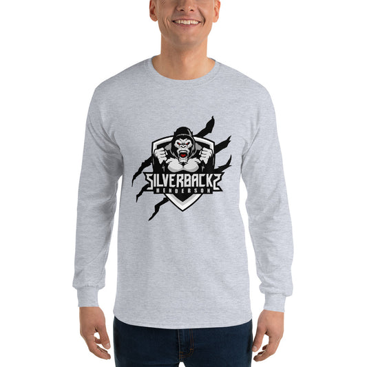 Silverbacks Long Sleeve Shirt Black Logo