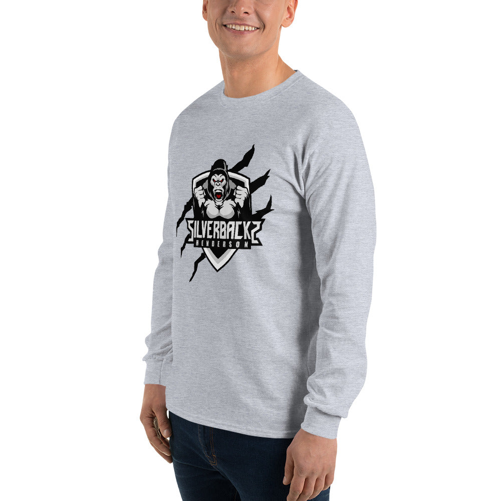 Silverbacks Long Sleeve Shirt Black Logo