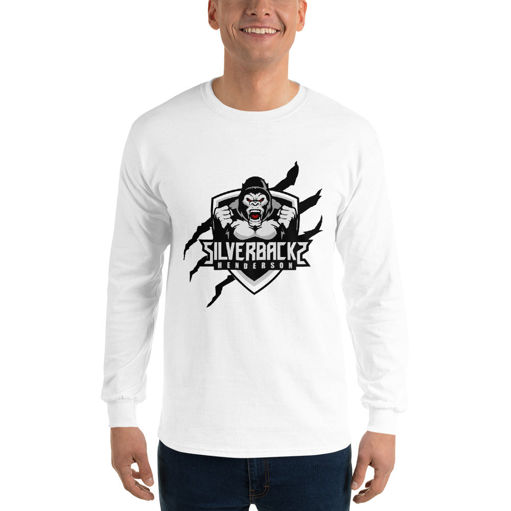 Silverbacks Long Sleeve Shirt Black Logo