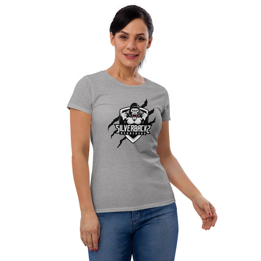 Silverbacks Women's short sleeve t-shirt White Logo