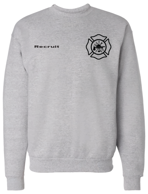 Rookie School PT Gray sweatshirt front