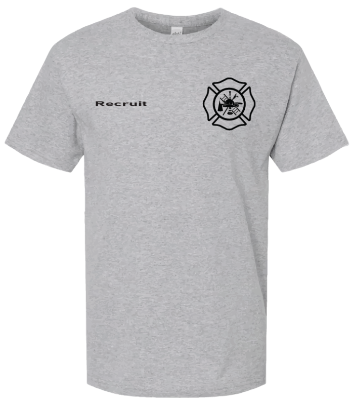 Rookie School PT Gray t-shirt front